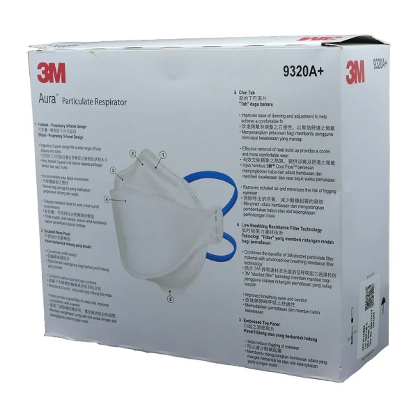 3M Aura 9320A+ FFP2 Mask (Pack Of 20) - Image 8