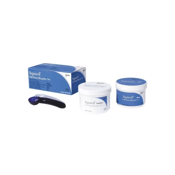 Dentsply Aquasil Soft Putty Regular Set 2x450ml + Aquasil Ultra XLV Cartridge set 2 x 50ml (Combo) - Image 2