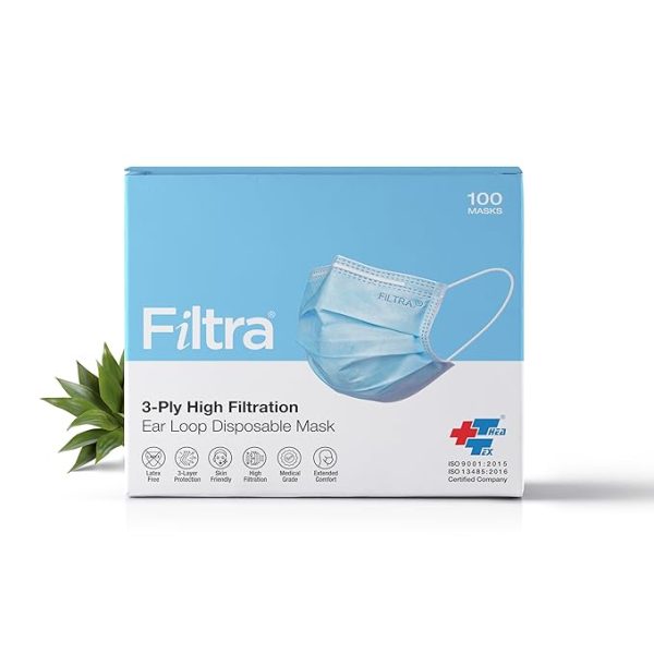 Fluid Resistant Ear Loop Face mask