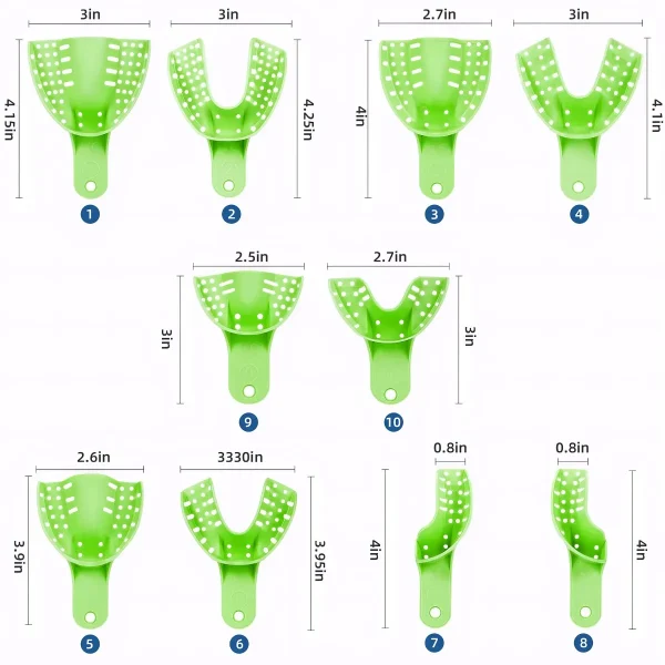 Impression Tray Plastic Autoclaveable - Image 8